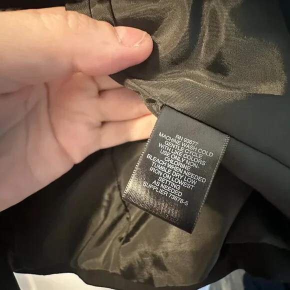 Black Liz Claiborne Suit Jacket Size 14 - Picture 4 of 6